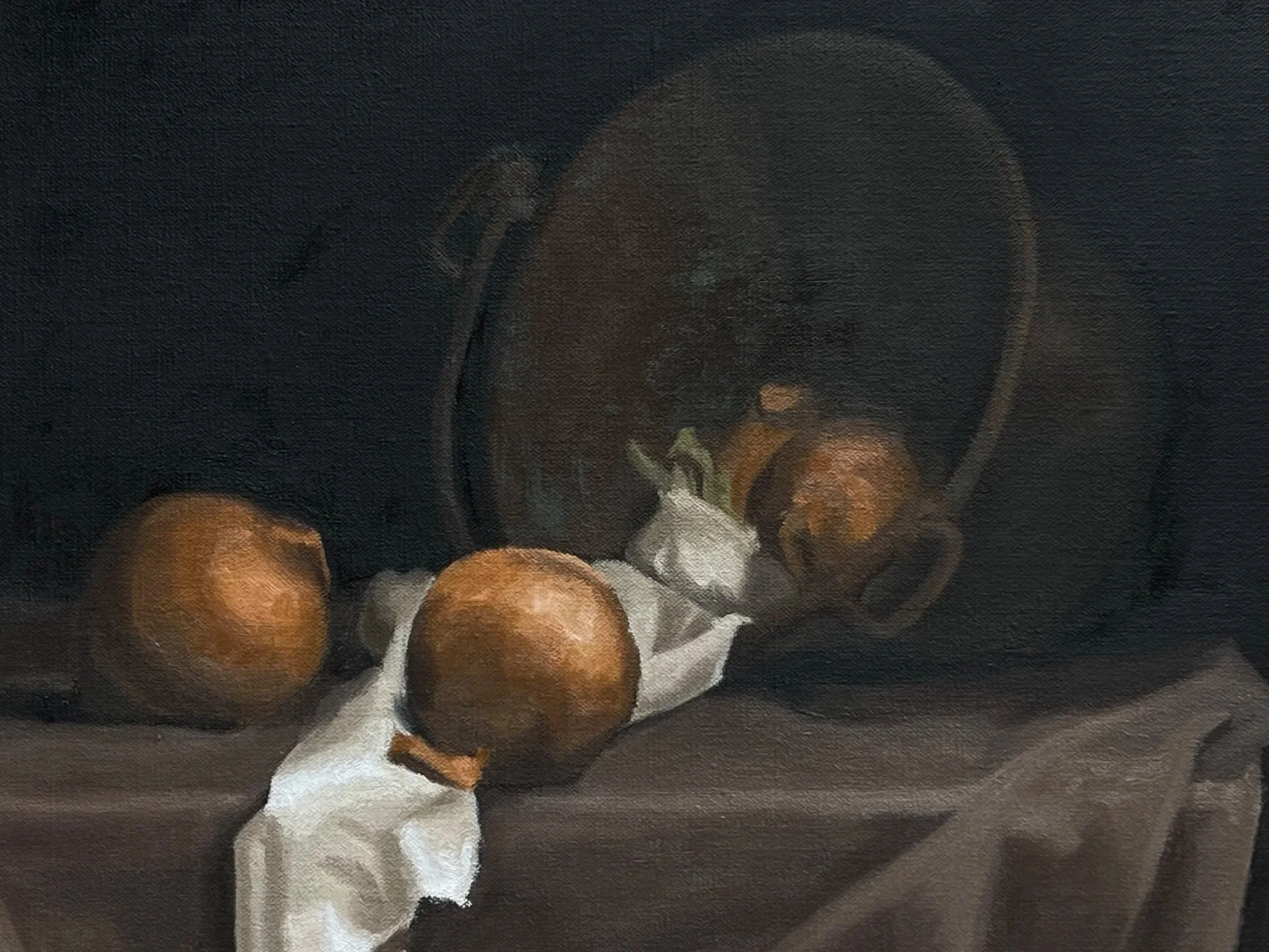 Zorn palette still life oil painting