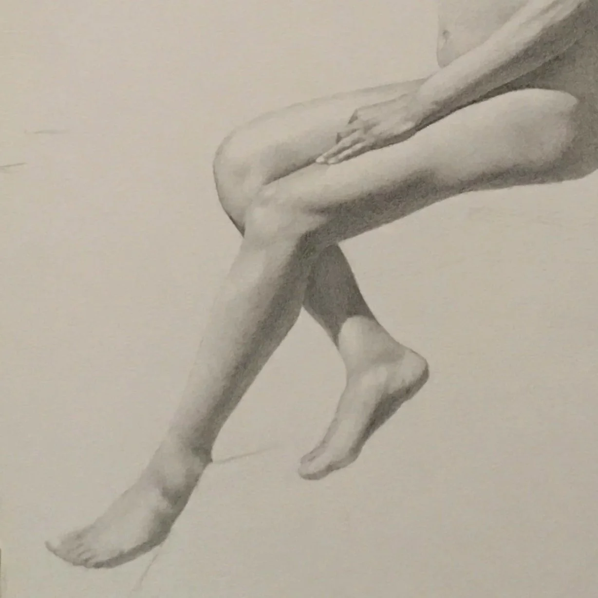 Life drawing in pencil 