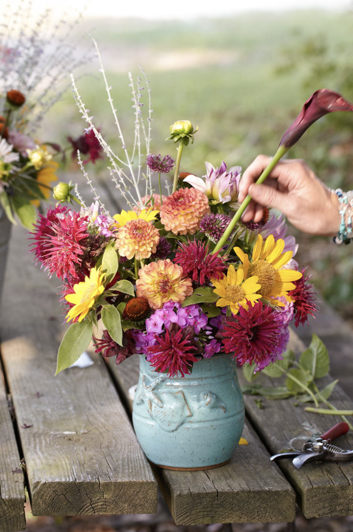 Mother’s Day Flower Arranging