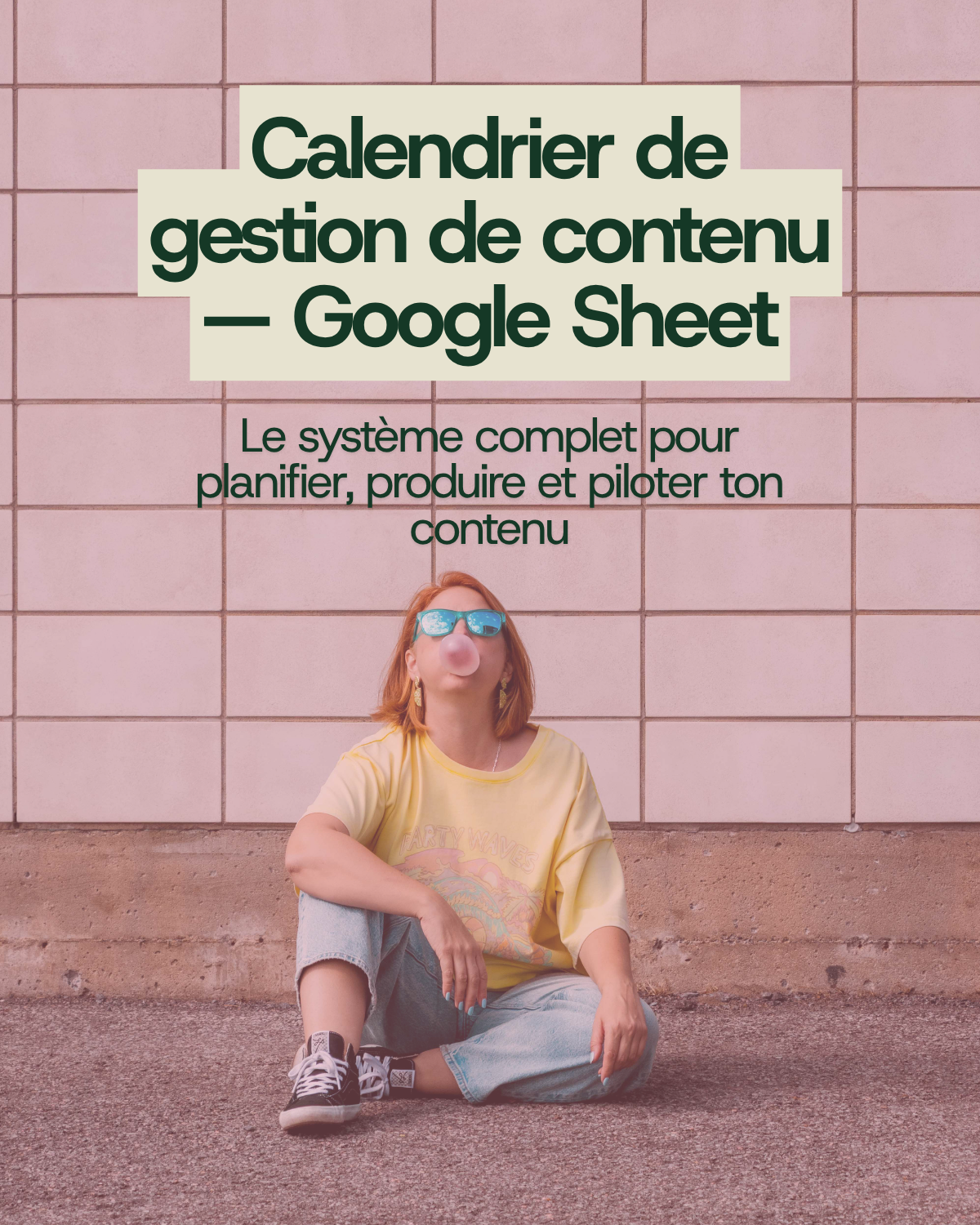 Calendrier de gestion de contenu — Google Sheet