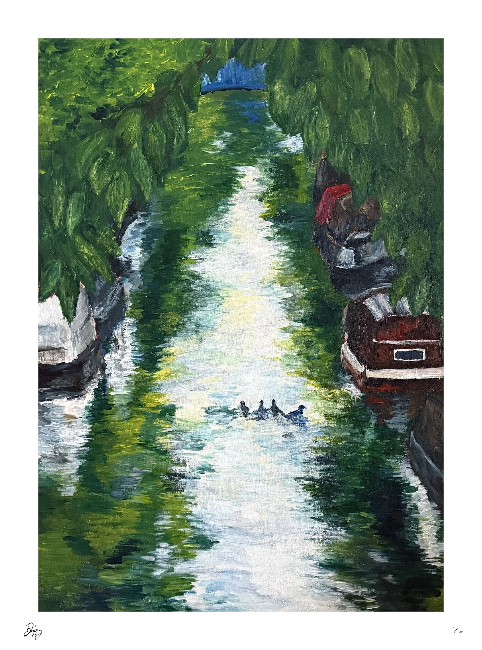 La Ville Restaurant with Border, Signed and Numbered.jpg