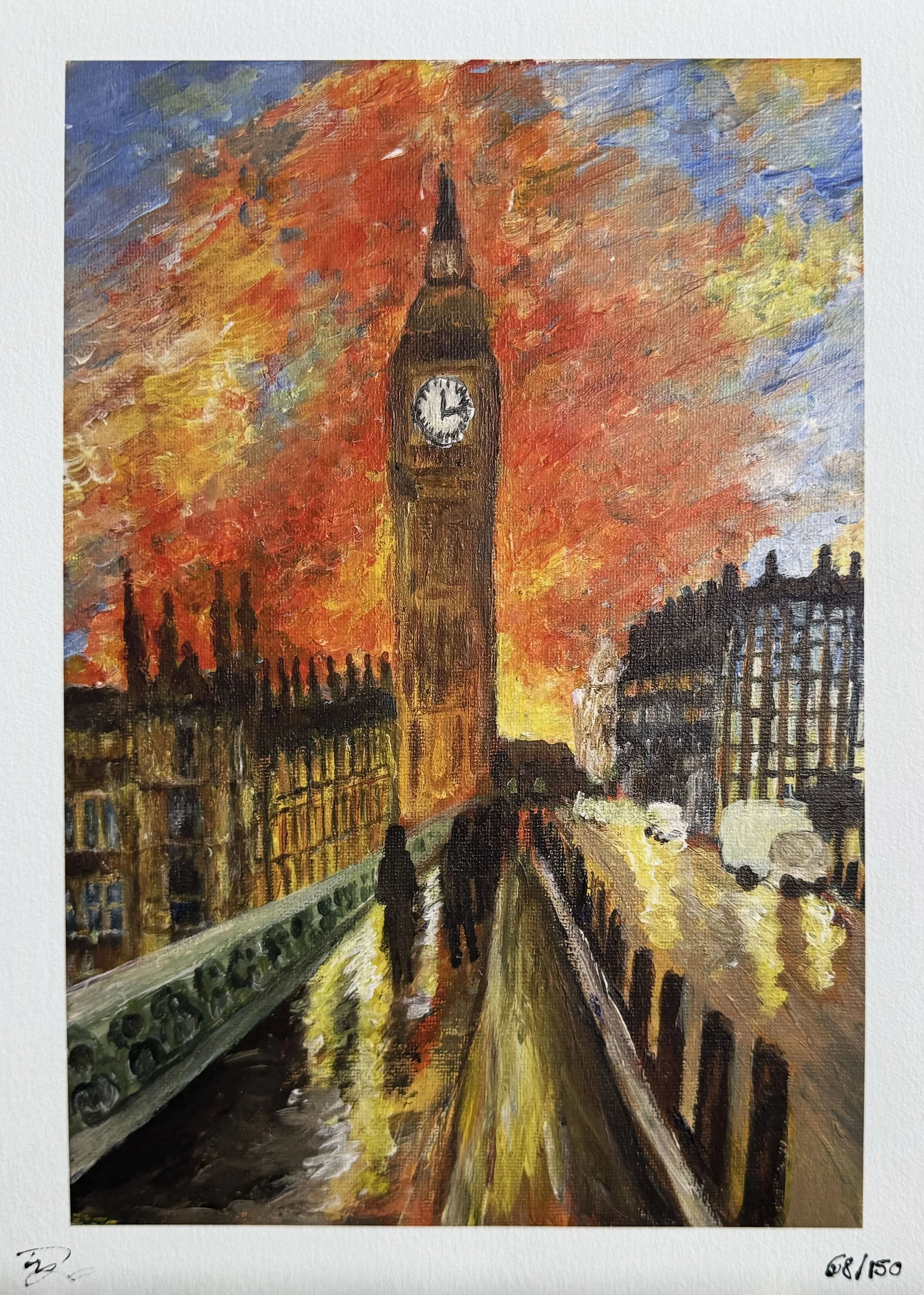 Sunset over Big Ben Print.jpg