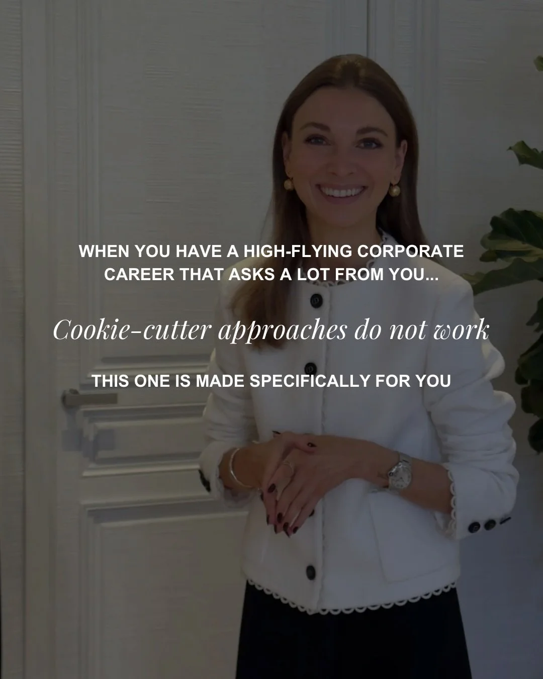 You know you cannot follow cookie-cutter advice to: &ldquo;go for a long walk before work, workout first thing, eat dinner by 7pm, stop checking your emails until you&rsquo;re in the office&rdquo;

Work doesn&rsquo;t give you this flexibility, and yo