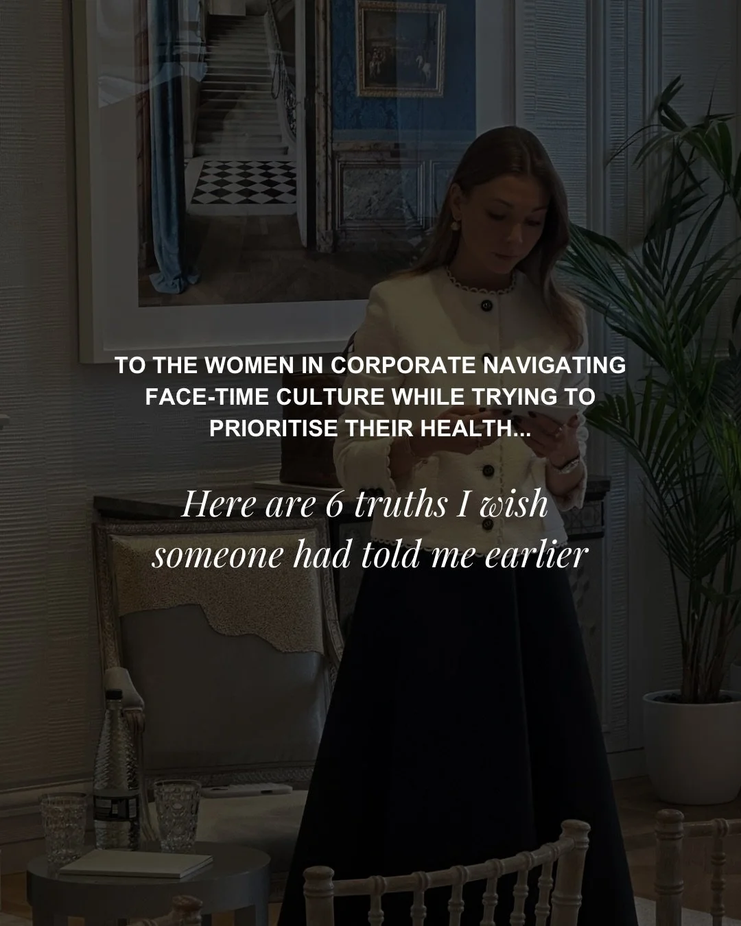 Does it feel like there are two versions of you&hellip; 

There is the work you that is hugely ambitious, hitting incredible milestones and saying yes to the opportunities she once dreamed of 

And then there is the you that wants to lean into the sl