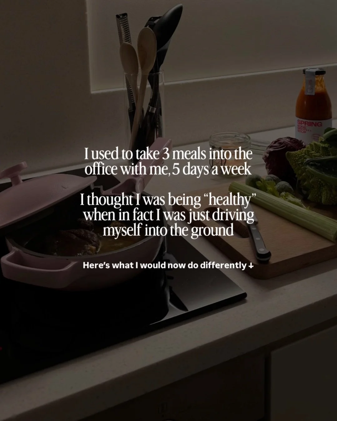 There&rsquo;s me walking in with my 3 meals for the day and I&rsquo;d get comments like: &ldquo;You are so good at bringing in lunch from home&hellip; I wish I could do that&hellip; where do you find the time&hellip;&rdquo;

But the reality? 

All th