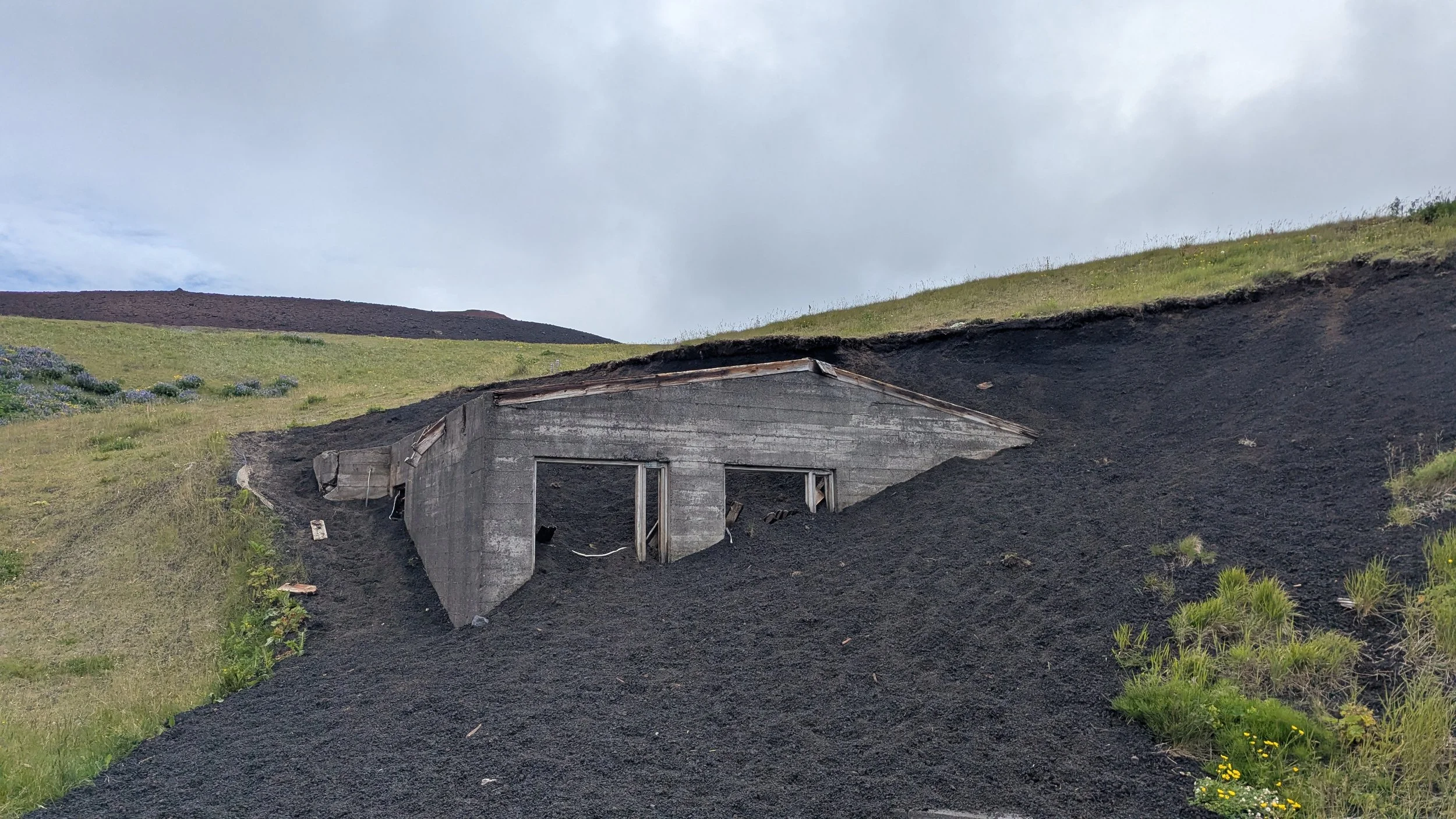 Reminders of the 1973 volcano