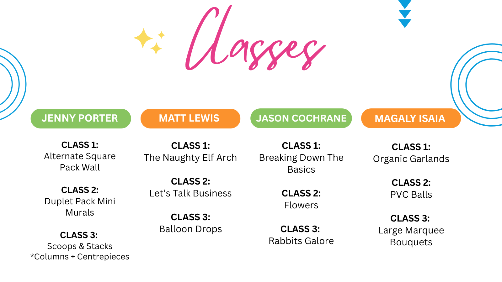 Balloon Camp Classes 2026