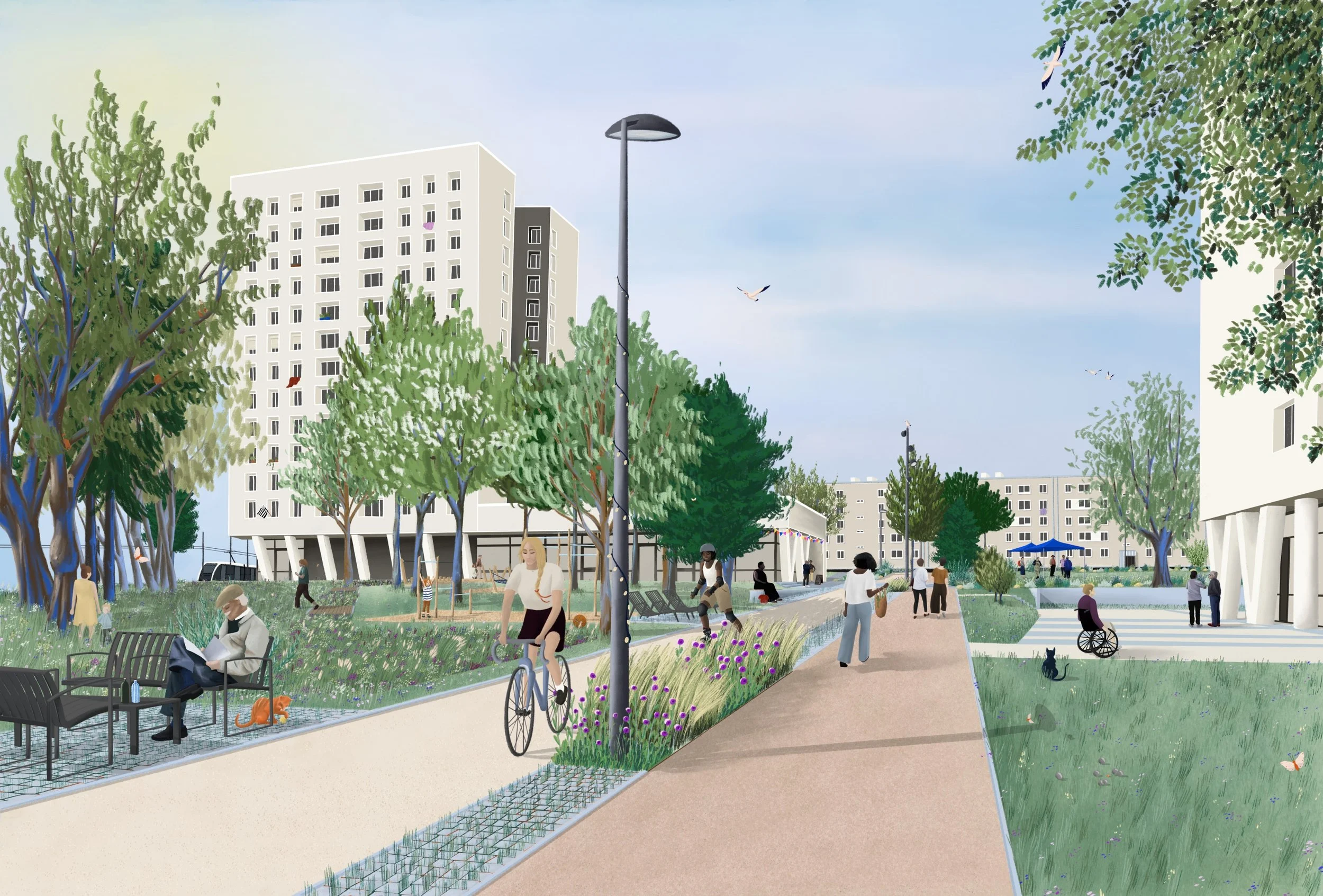 Architecture ⸱ Perspective métropole de Brest