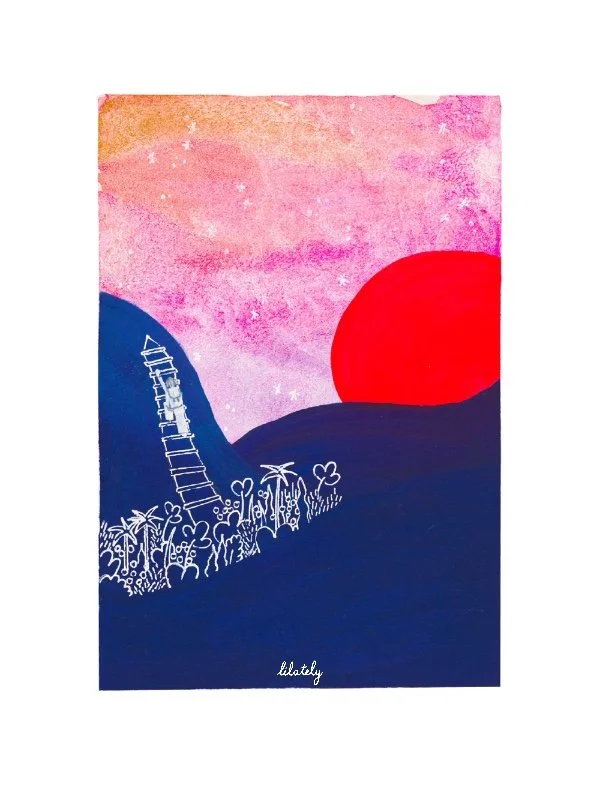 Aquarelle M · Soleil N°1