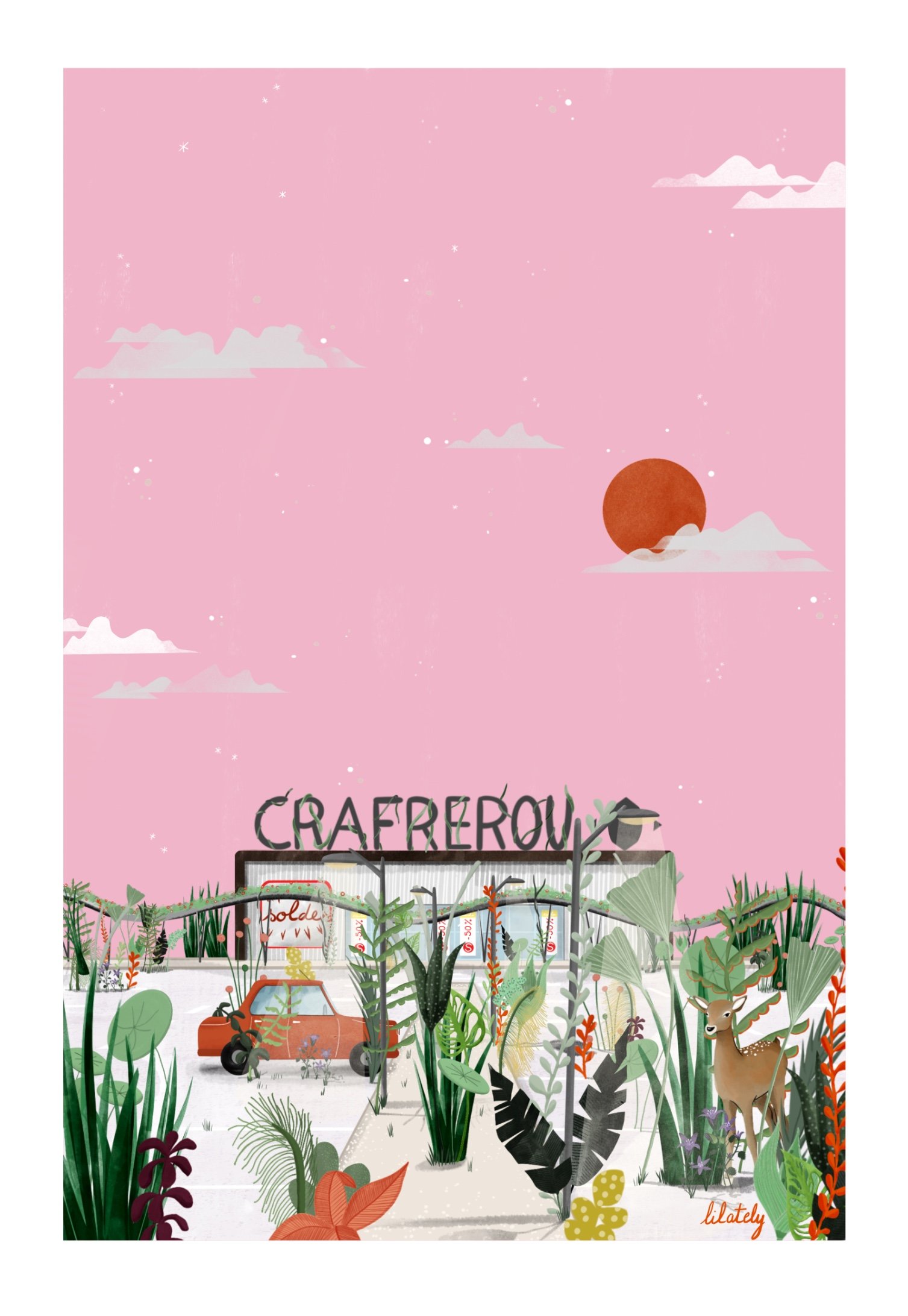 Illustration · Artificialisation des sols (rose)