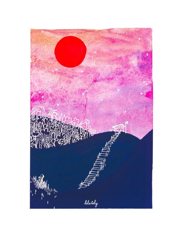 Aquarelle M · Soleil N°2