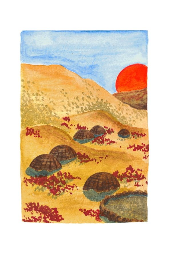 Aquarelle S · Soleil N°12