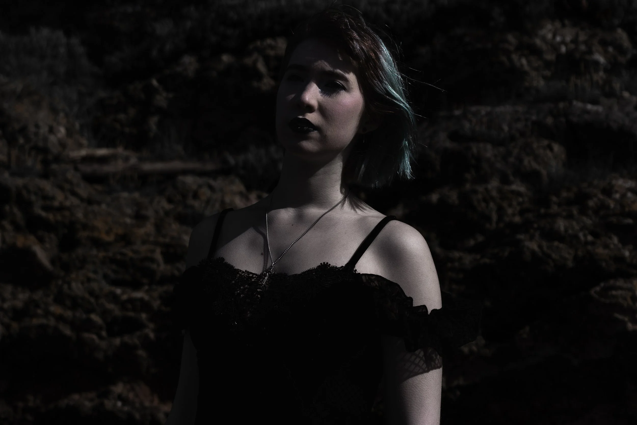 A Long Black Dress on China White.JPG