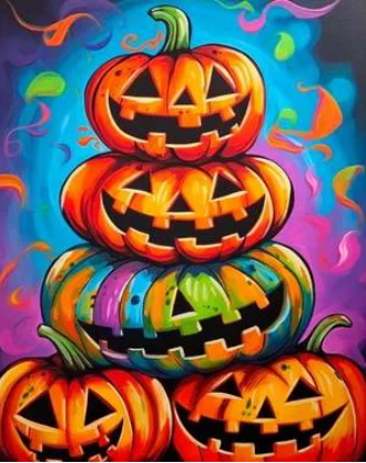 Colorful Pumpkins
