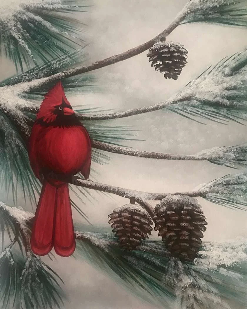 Scarlet Wings of Winter