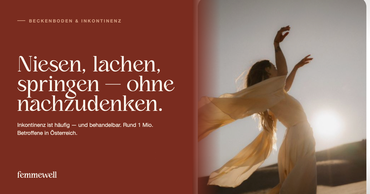 Inkontinenz: Was normal ist, was nicht – und wann du dir Hilfe holen solltest
