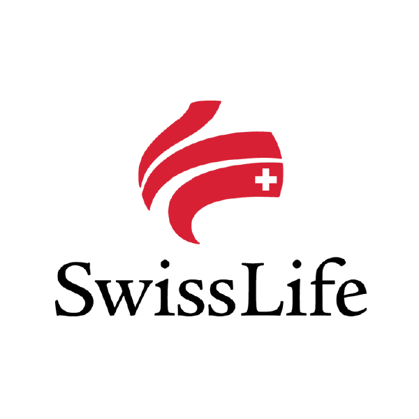 Logo de la Croix-Rouge suisse, avec une croix blanche sur un fond rouge, entourée de trois bandes rouges stylisées.