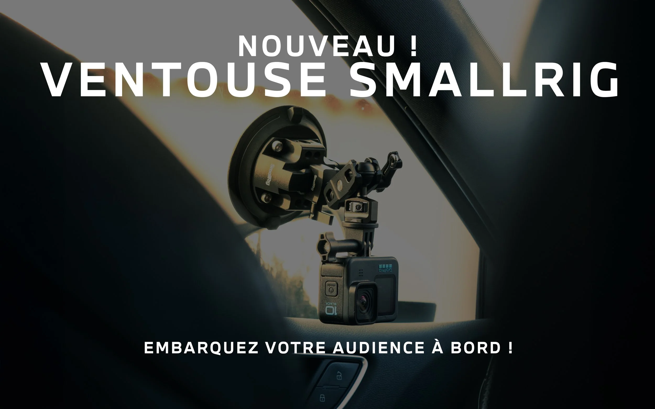 Ventouse caméra automobile 