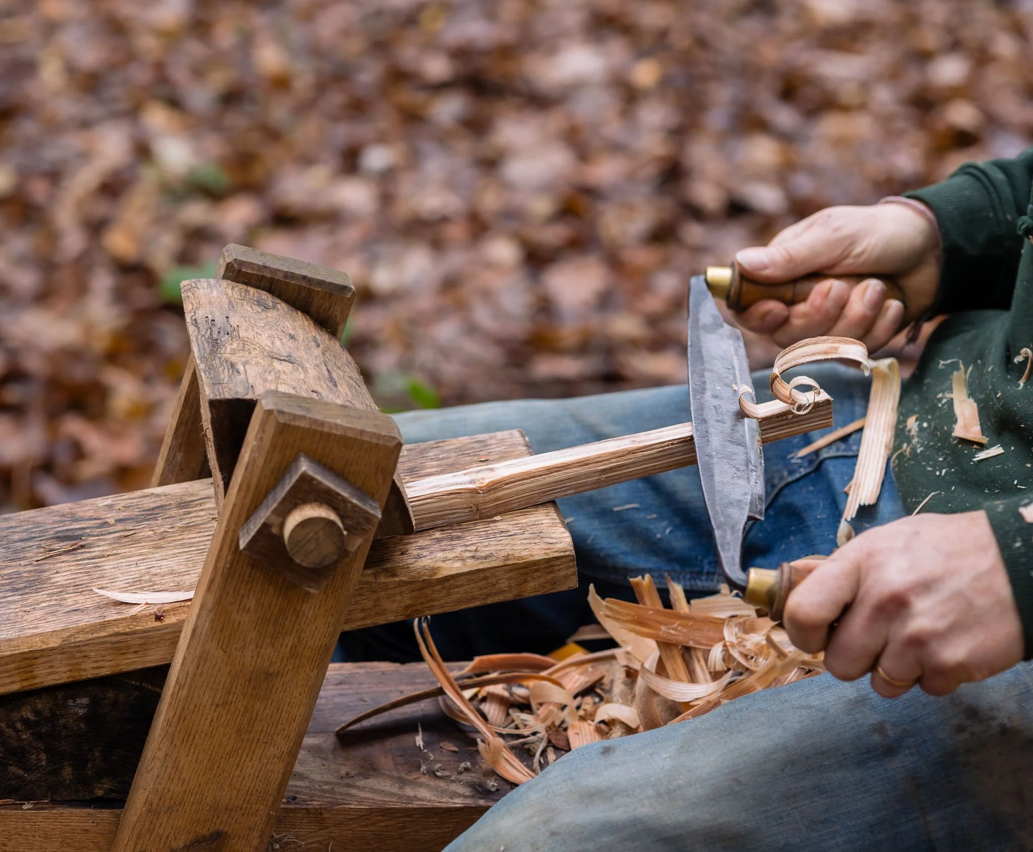 A woodworker near Brighton