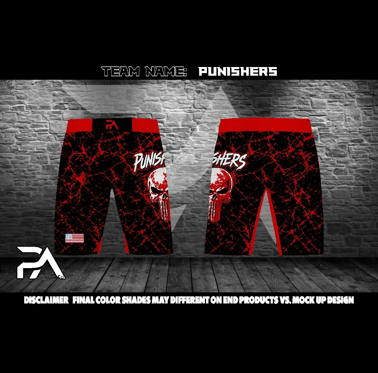 Punishers Podium Fight Shorts