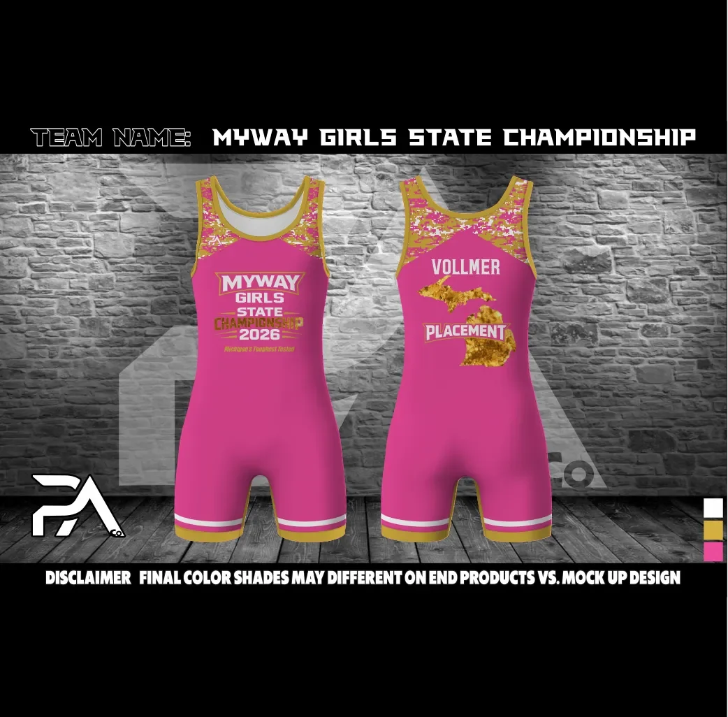 Podium Premium Girls Singlet