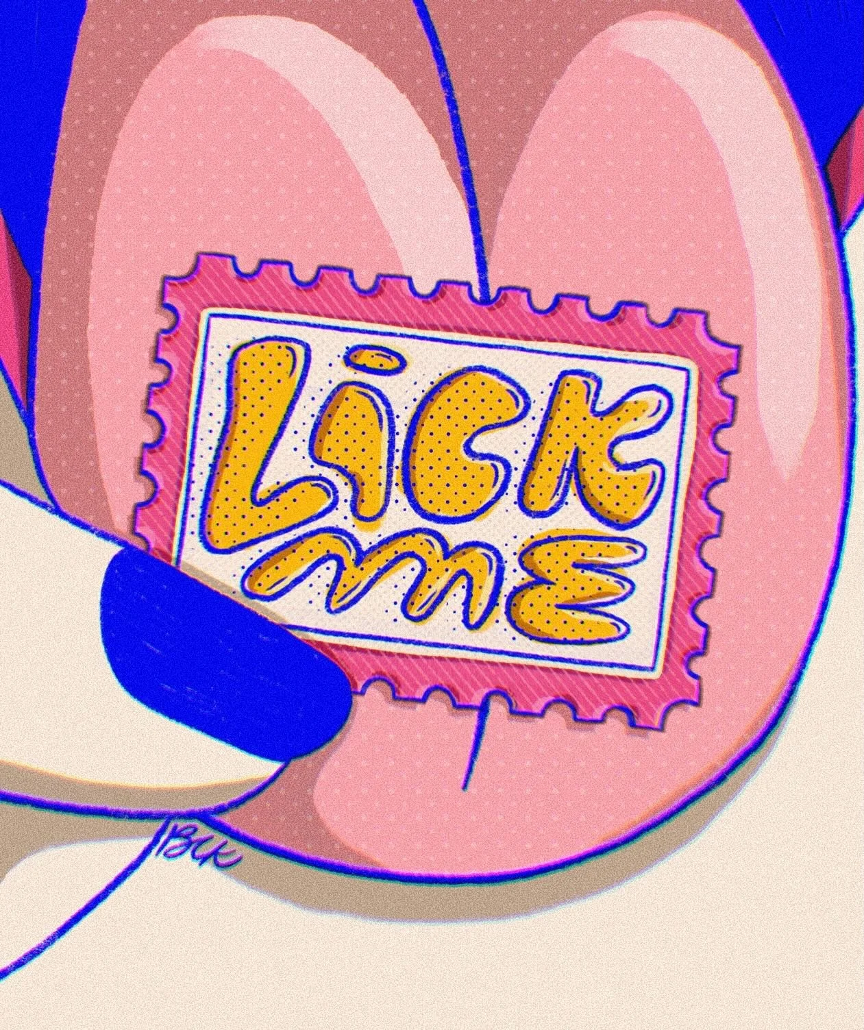 Happy Valentine&rsquo;s Day 🥰👀

A ideia pra esse desenho na verdade surgiu em 2023 depois de ficar lambendo muitos selos pras encomendas da empresa.

3 anos depois (😬😅) decidi terminar essa arte e acho que coincidiu bem com essa data 👀😈😅
.
I a