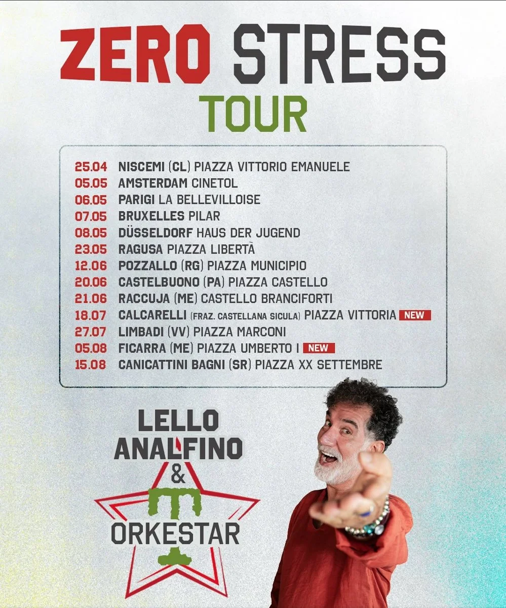 Lello Analfino &amp; T-Orkestar - Zero Stress Tour