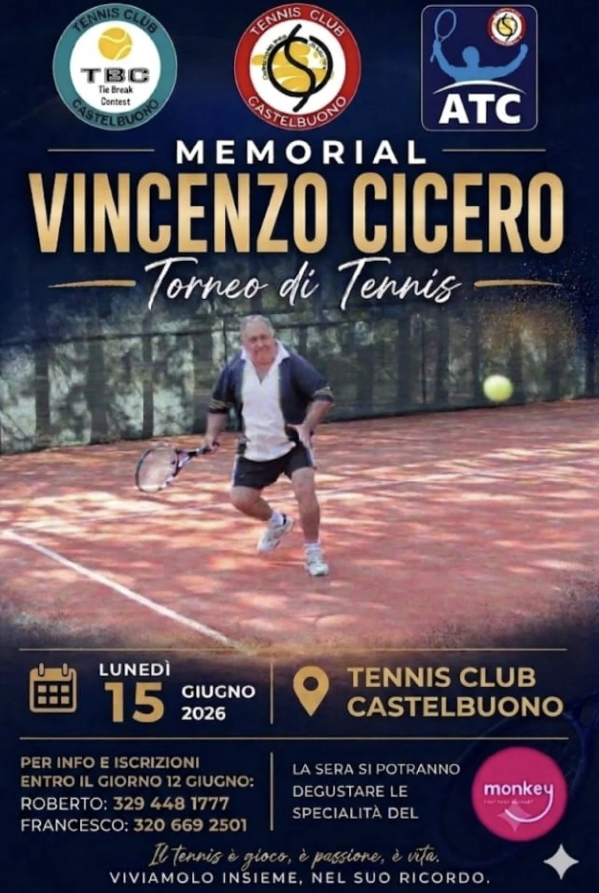 🎾 Memorial Vincenzo Cicero — Torneo di Tennis