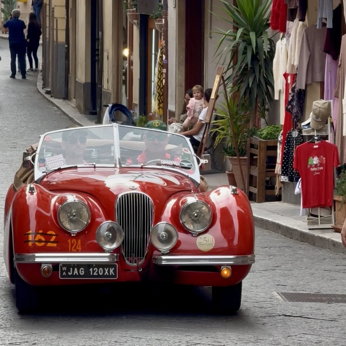 Classic red racing through time..