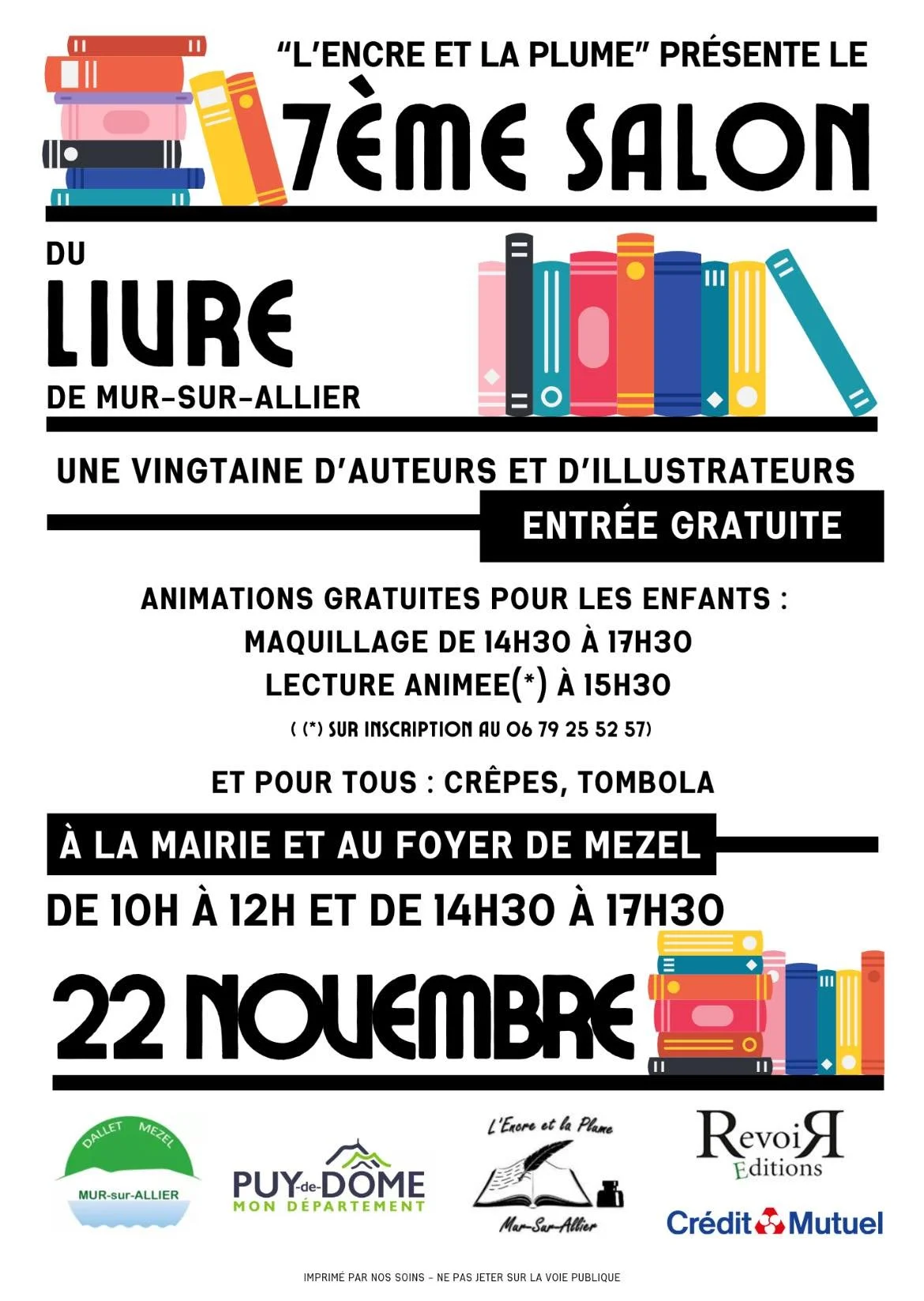 Salon du livre de MEZEL 