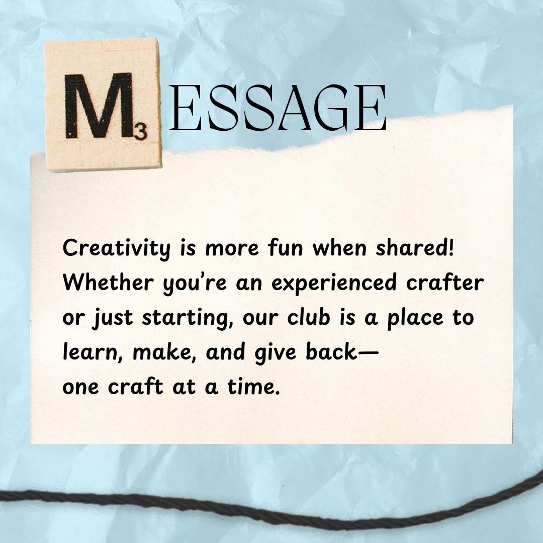 The "message" slide with the letter 'M' styled like a Scrabble tile.