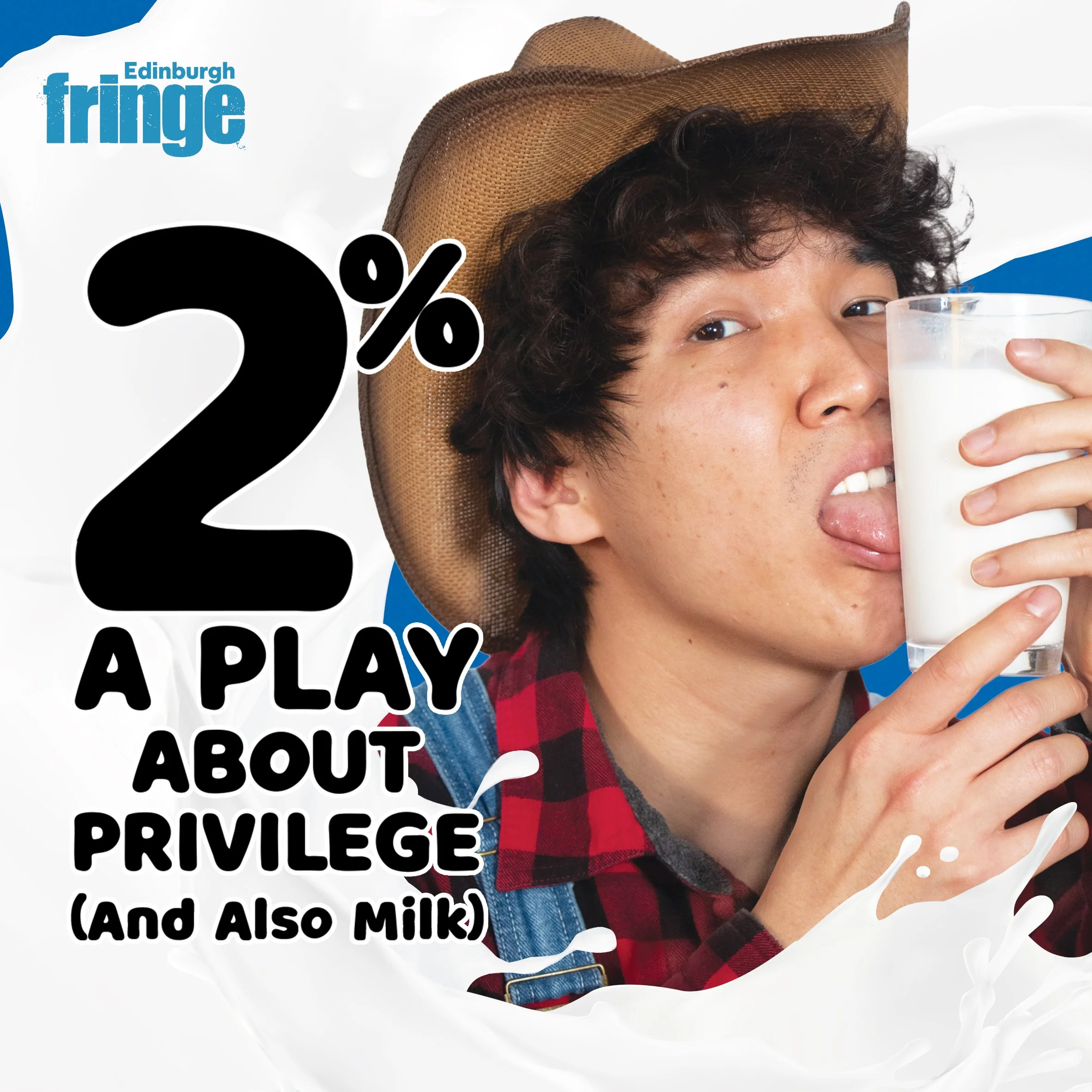 The final design selected for the "2%" window vinyl/12-sheet ad refines the concept from option 4.