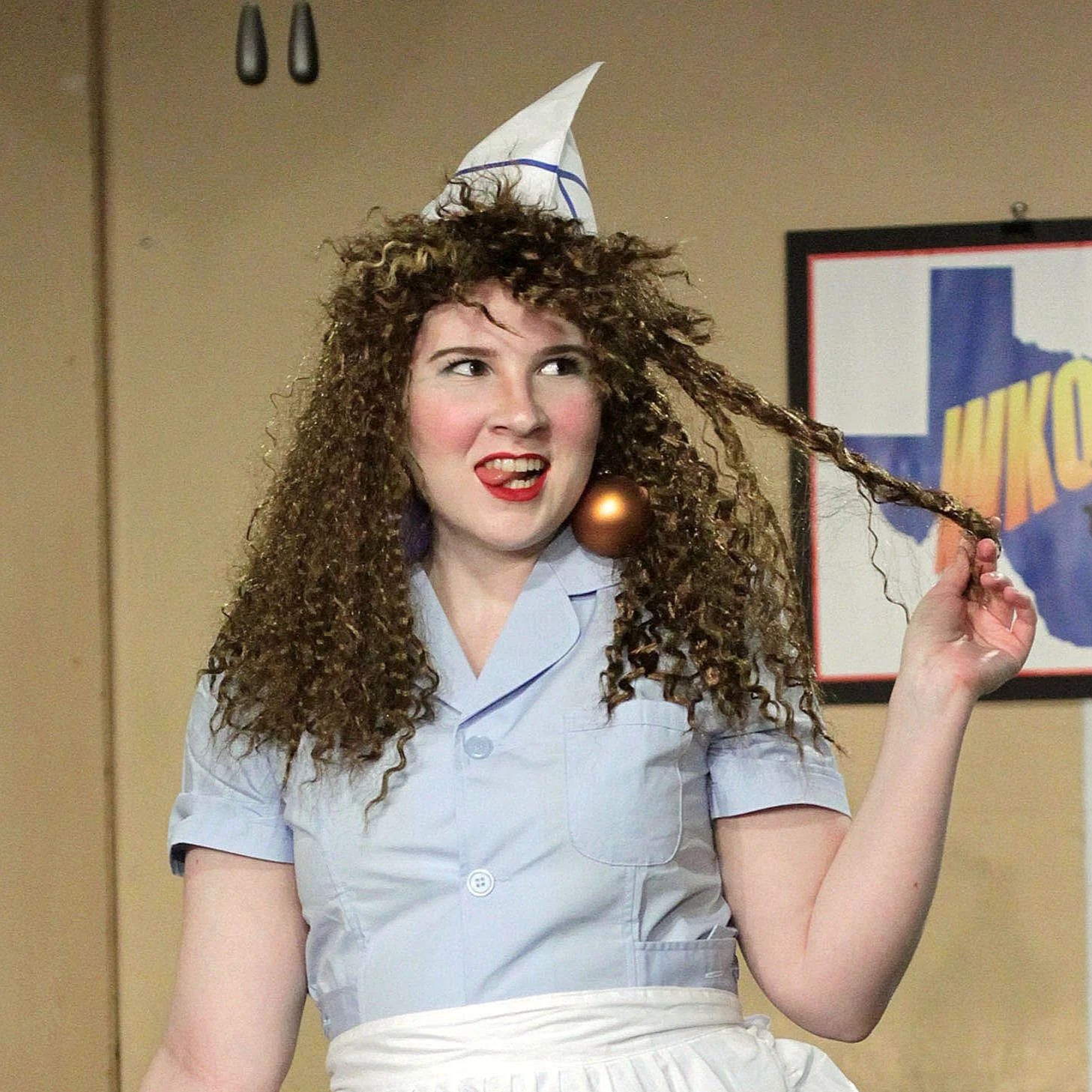 Katie Jacoby performs as Inita in "A Tuna Christmas."