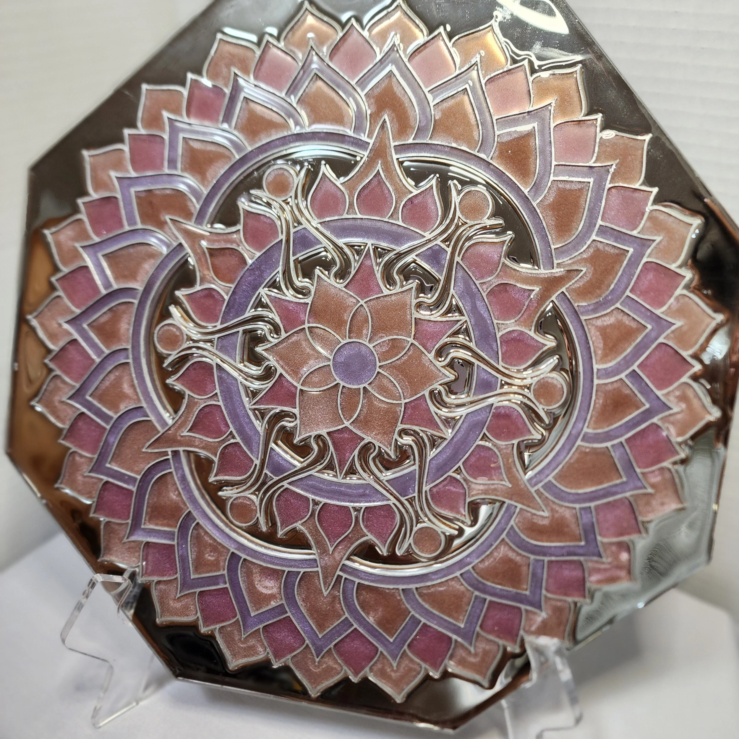 Lotus Petal Mandala Mirror
