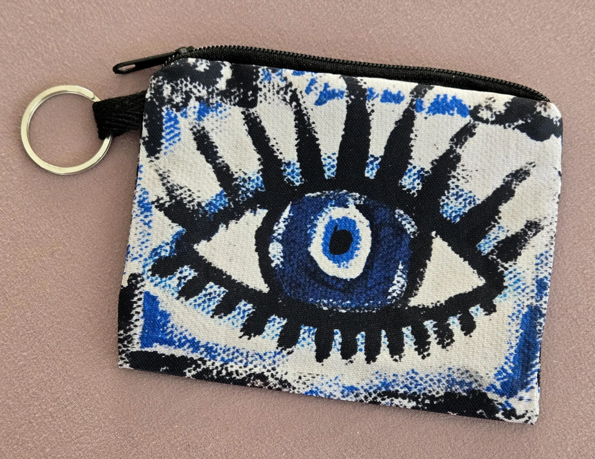 Evil Eye Blue-Coin Pouch.JPG