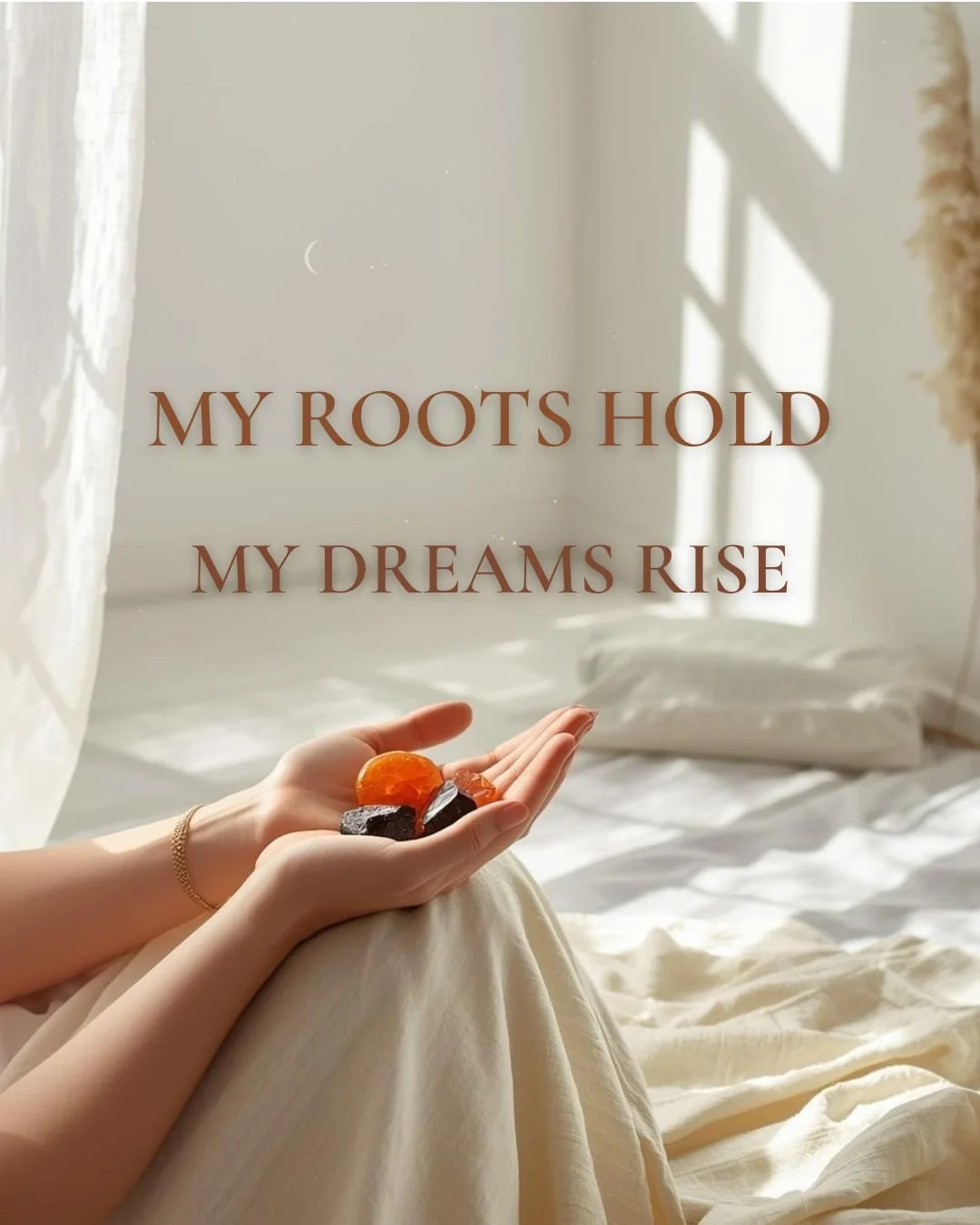 💫 Even stillness can be a kind of strength.

Today&rsquo;s Libra Moon invites you to balance passion with patience.
Strength and softness can coexist when you root your creativity in trust.
Hold Carnelian to spark grounded motivation and Tourmaline 