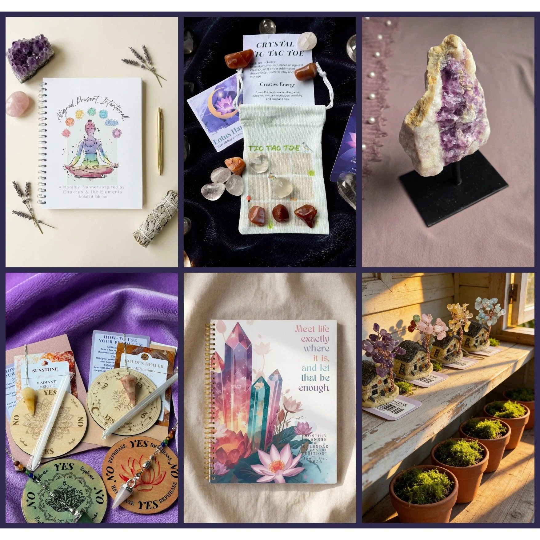 It&rsquo;s been a little quiet here because we&rsquo;ve been expanding into new spaces.

Lotus Harbor is now available in three Maryland locations:

&mdash; Wood Wire and Whimsy
&mdash; HERE a Pop Up Shop.
&mdash; Beachin Crystal Shop

Pendulums, sta