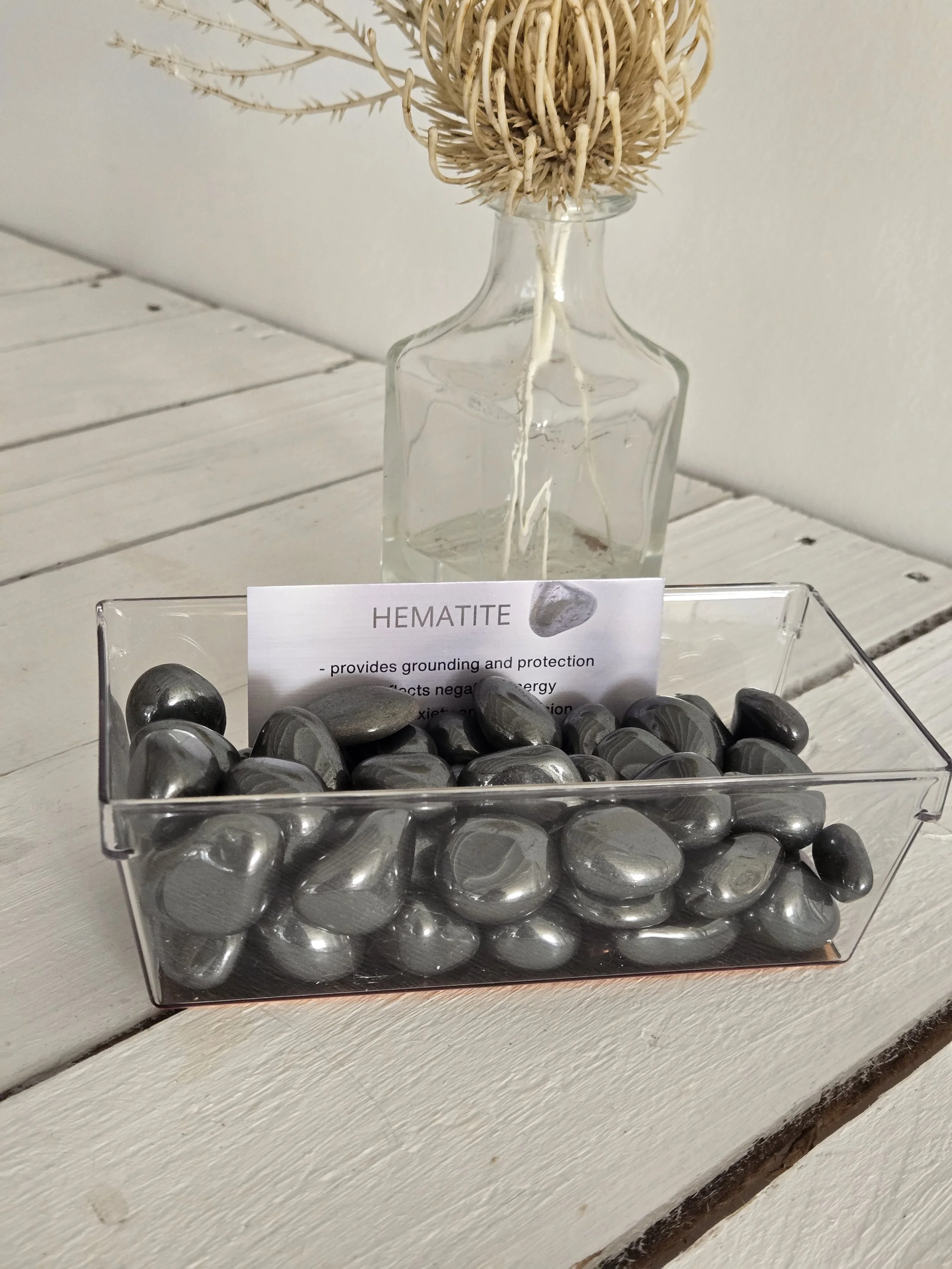 Hematite Tumbled Stone