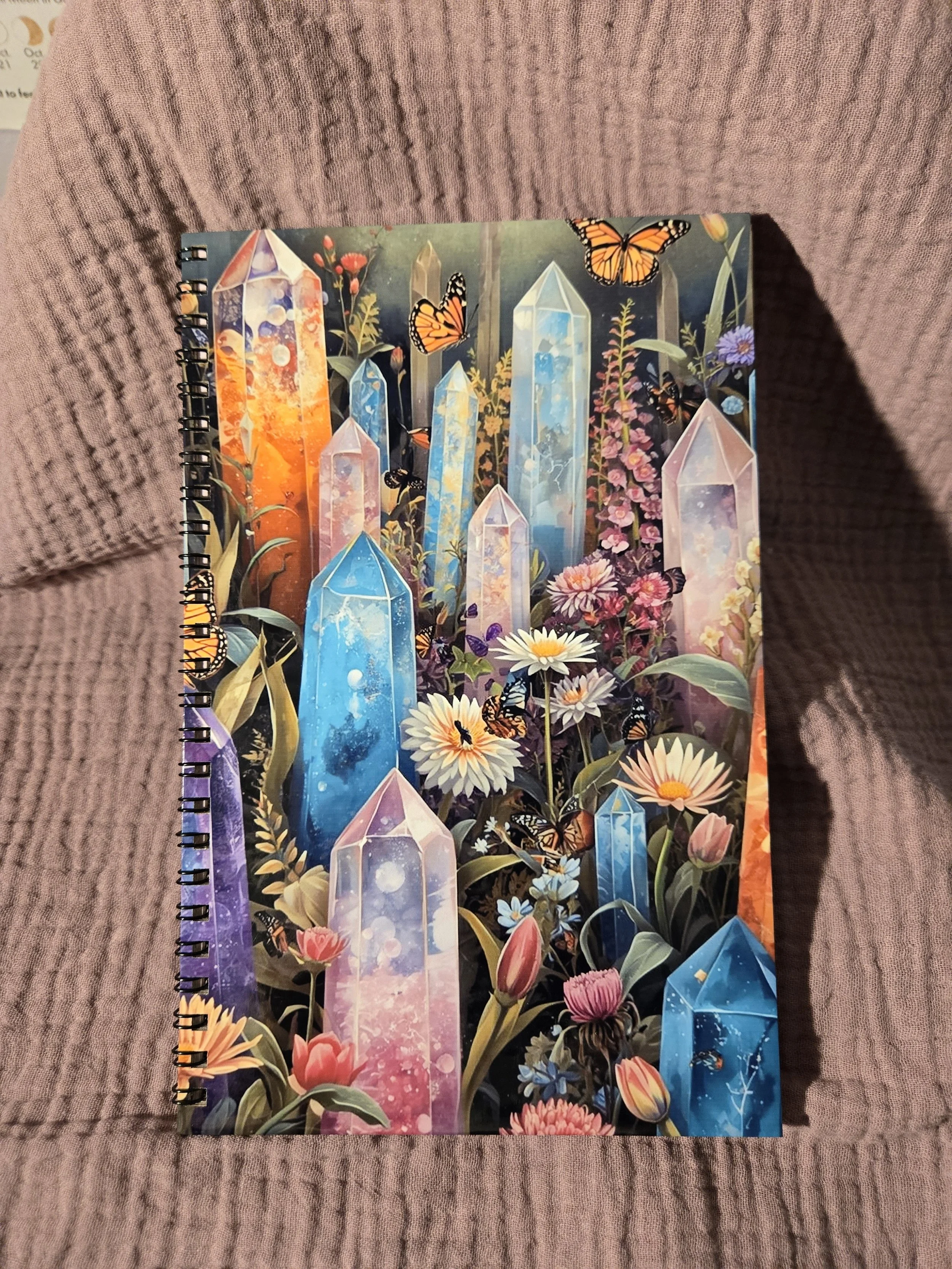 Crystal Garden Spiral Notebook