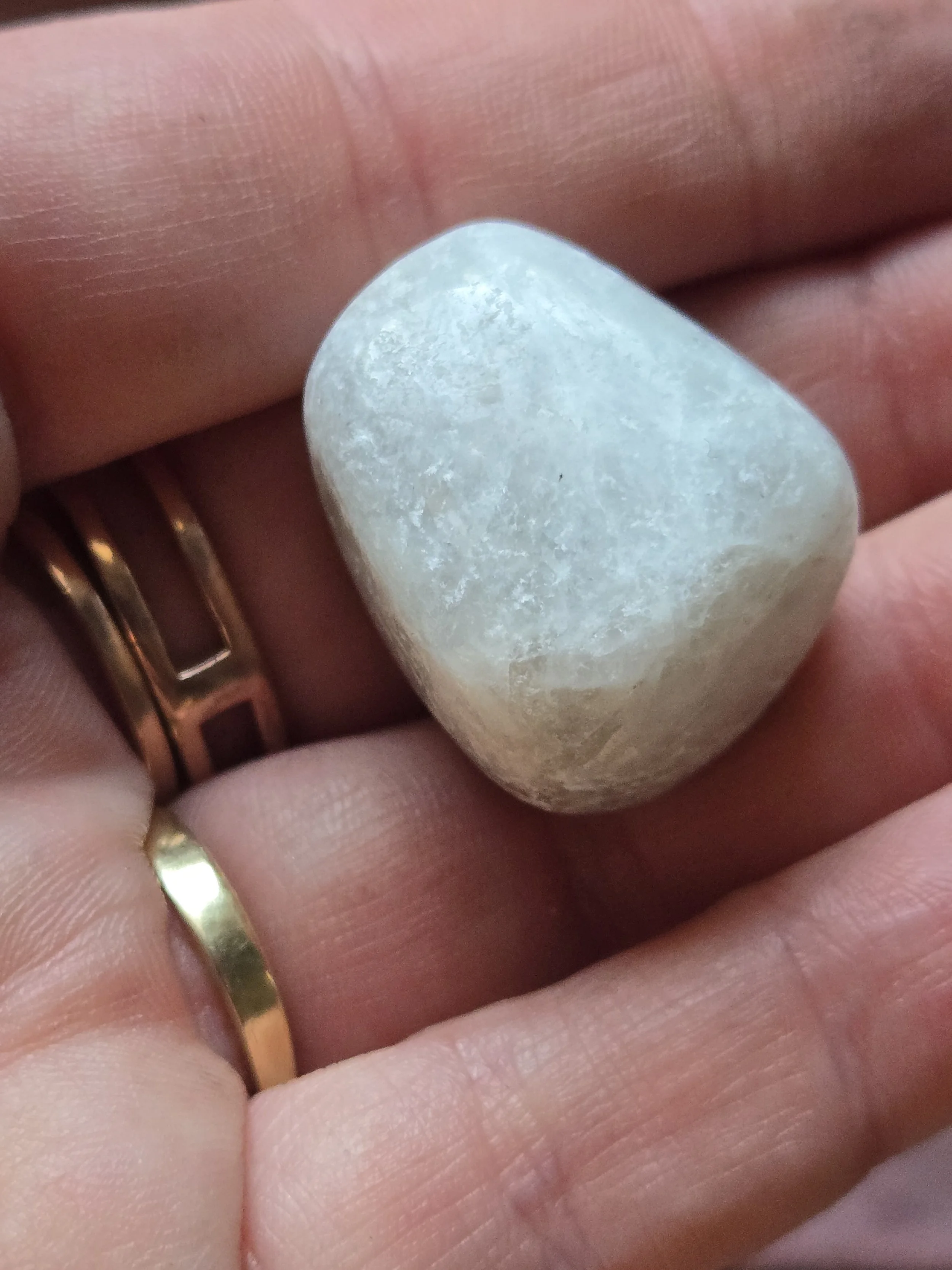 Rainbow Moonstone Tumbled Stone