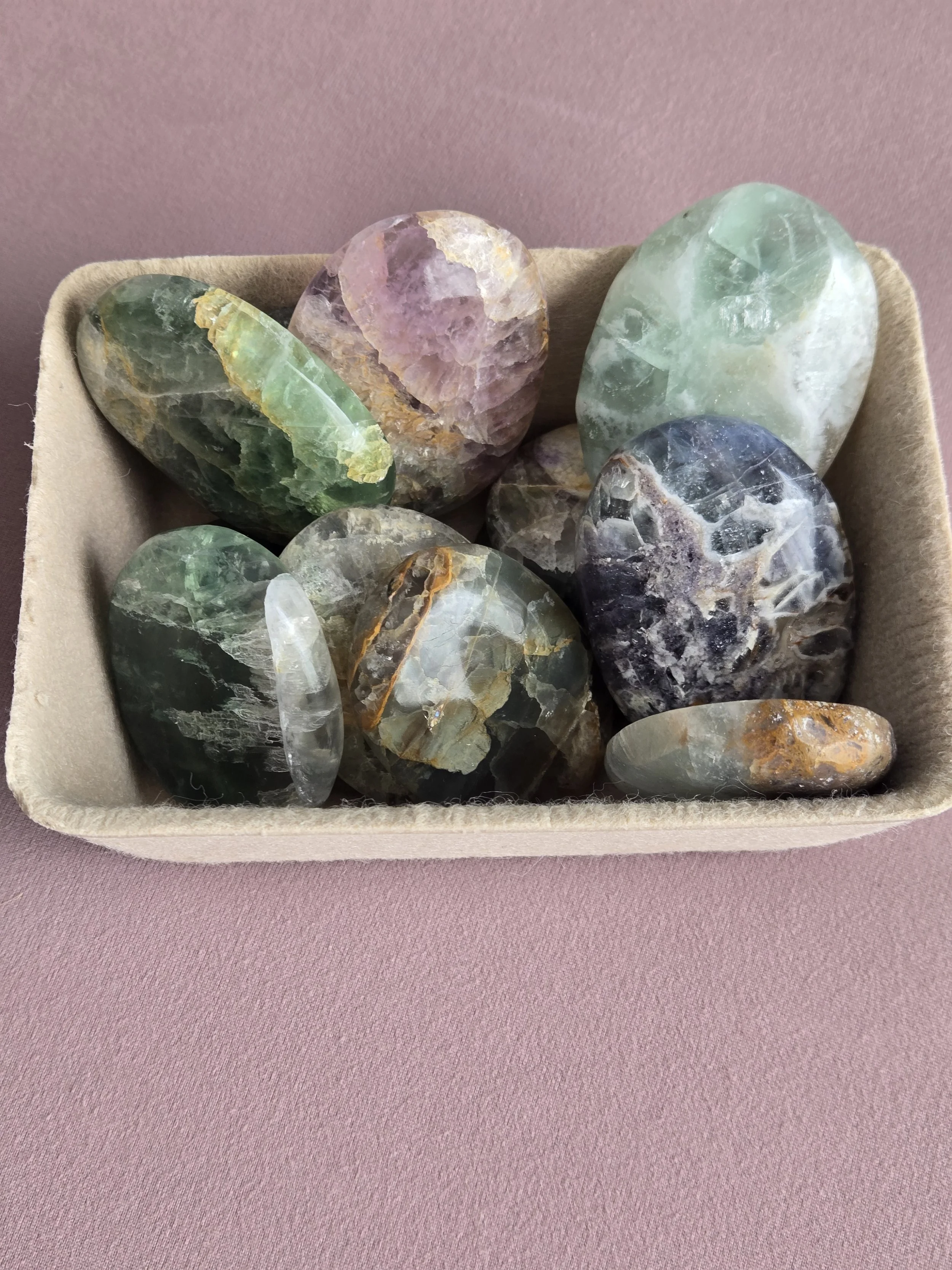 Fluorite Worry Stone