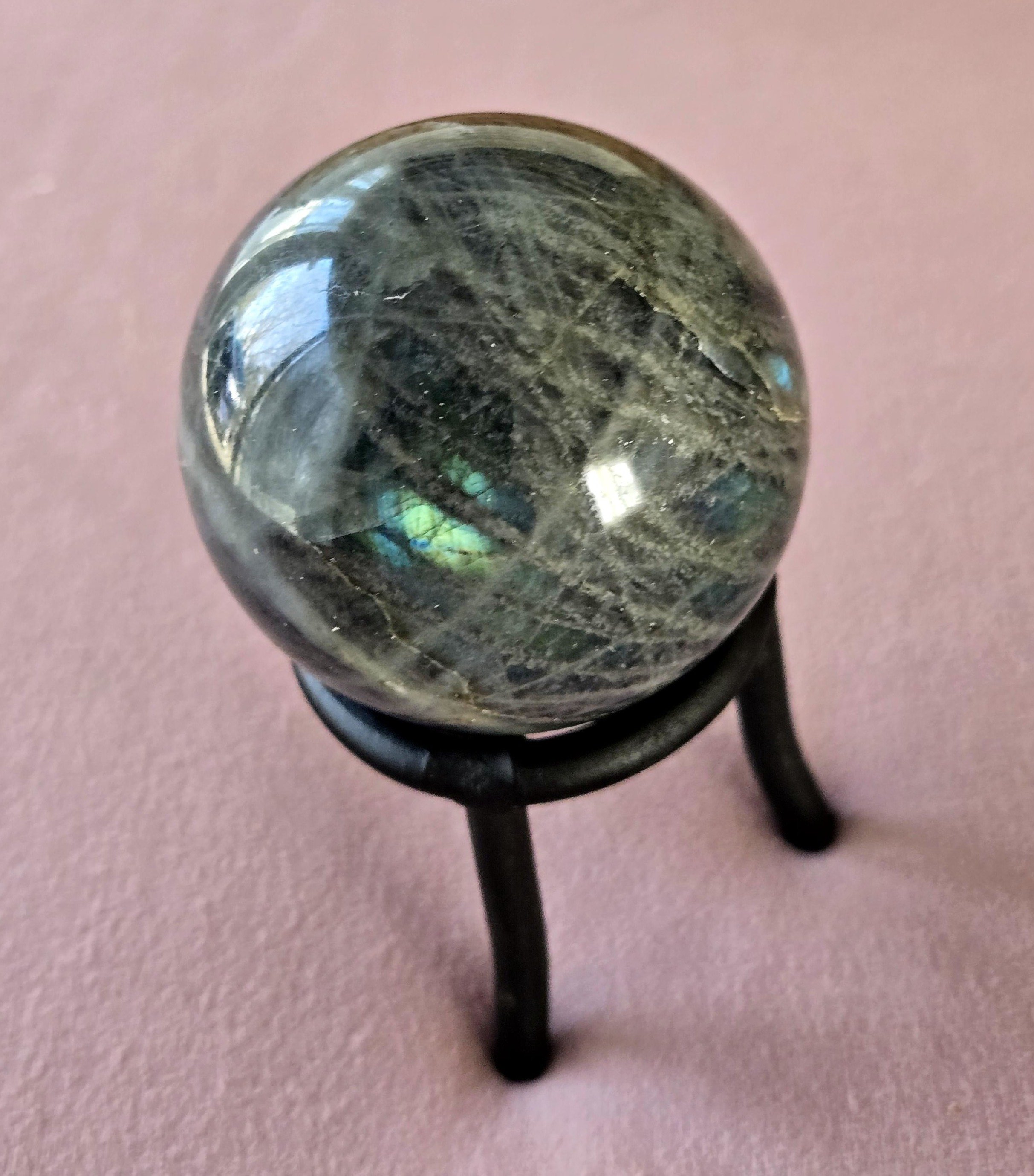 Labradorite Sphere 1.5 Approx.JPG