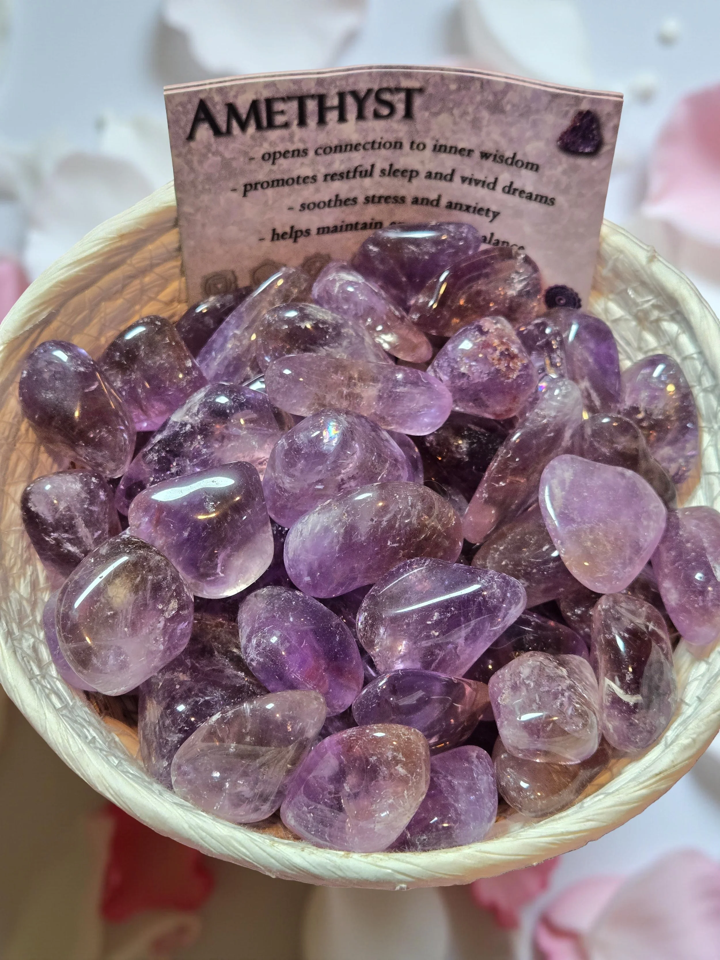 Amethyst Tumbled Stone