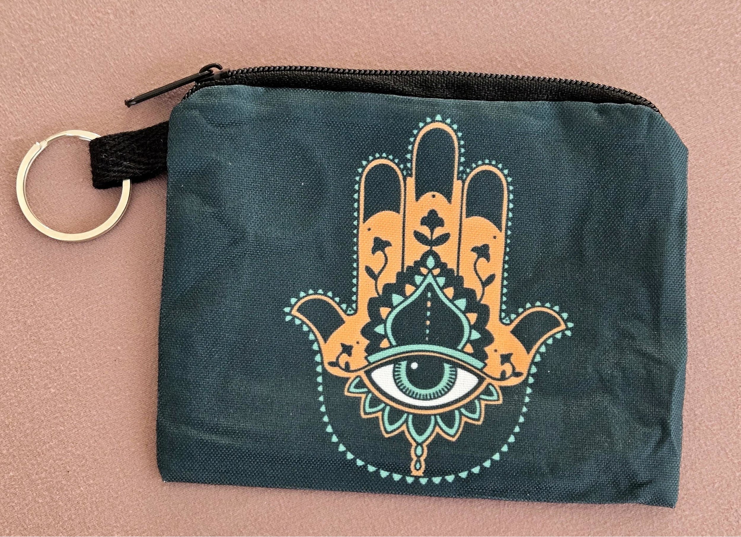 Evil Eye Green-Coin Pouch.JPG