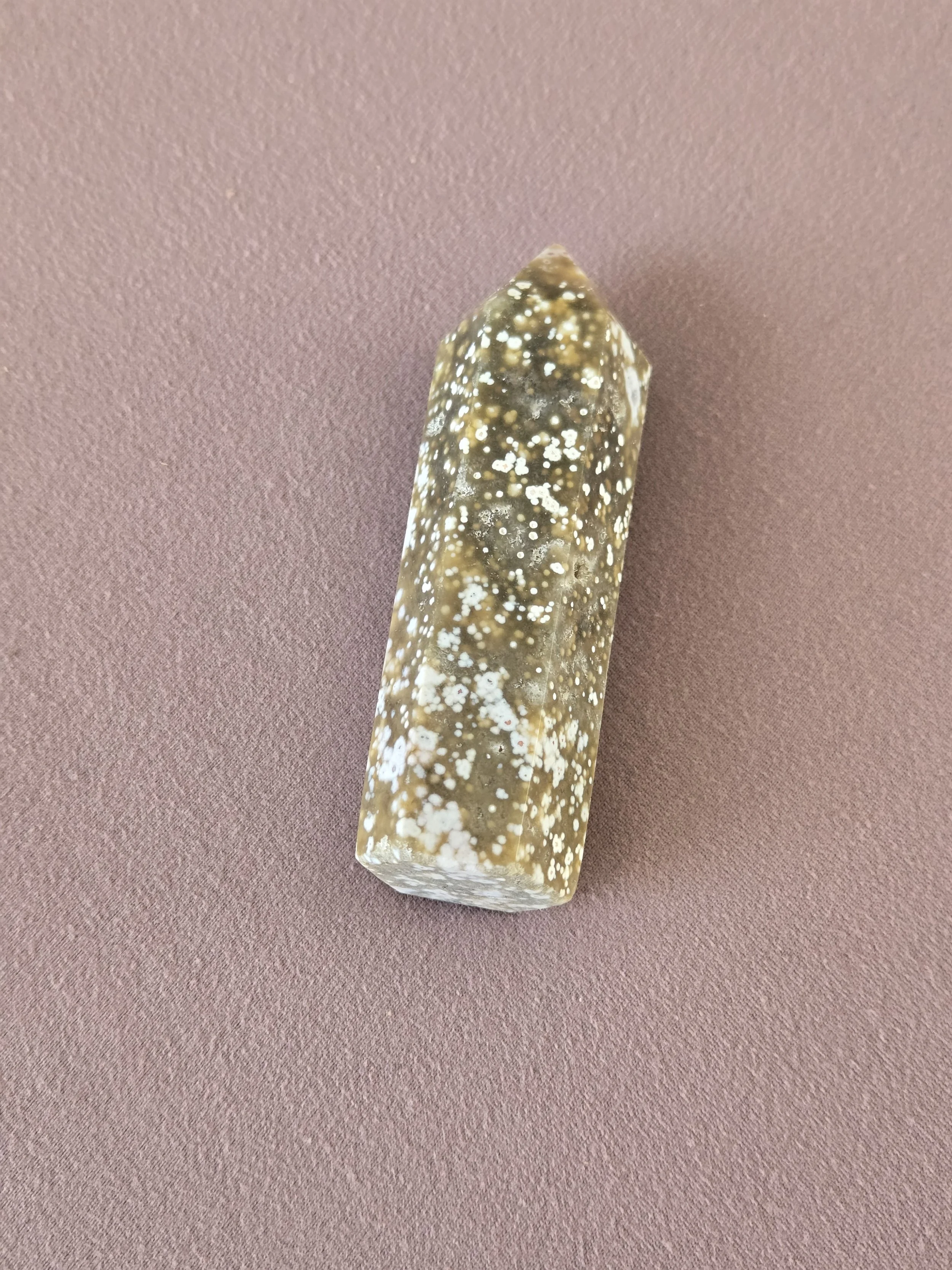 Sandy Ocean Jasper Tower. 2.5 to 3 Inches.