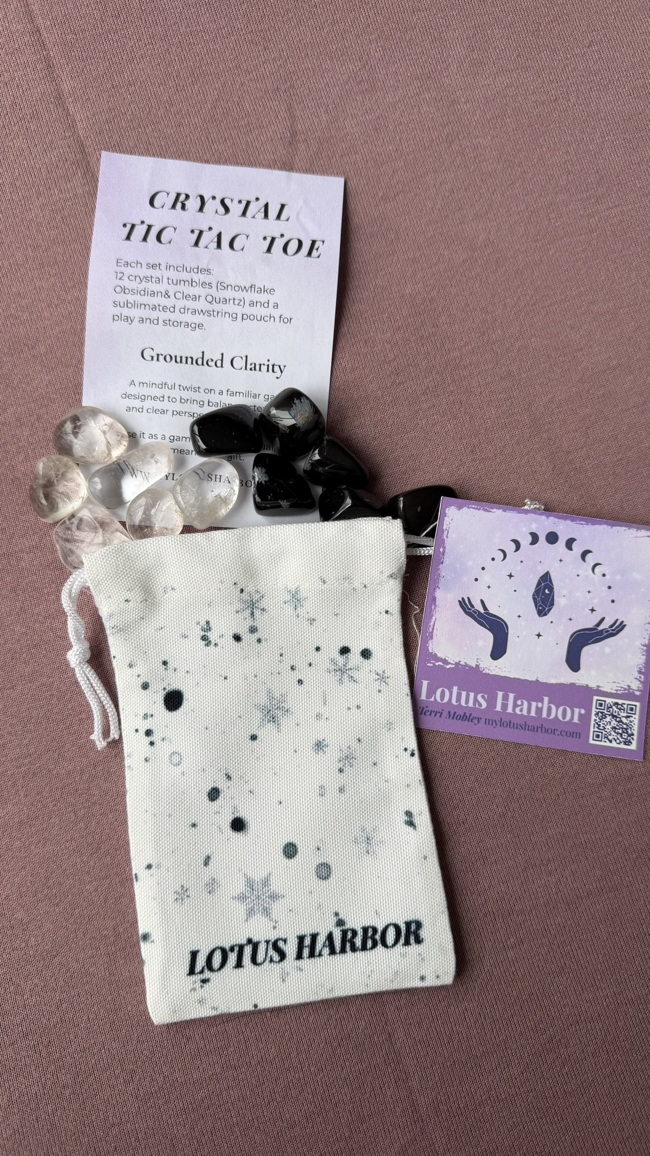 Crystal Tic Tac Toe – Grounded Clarity