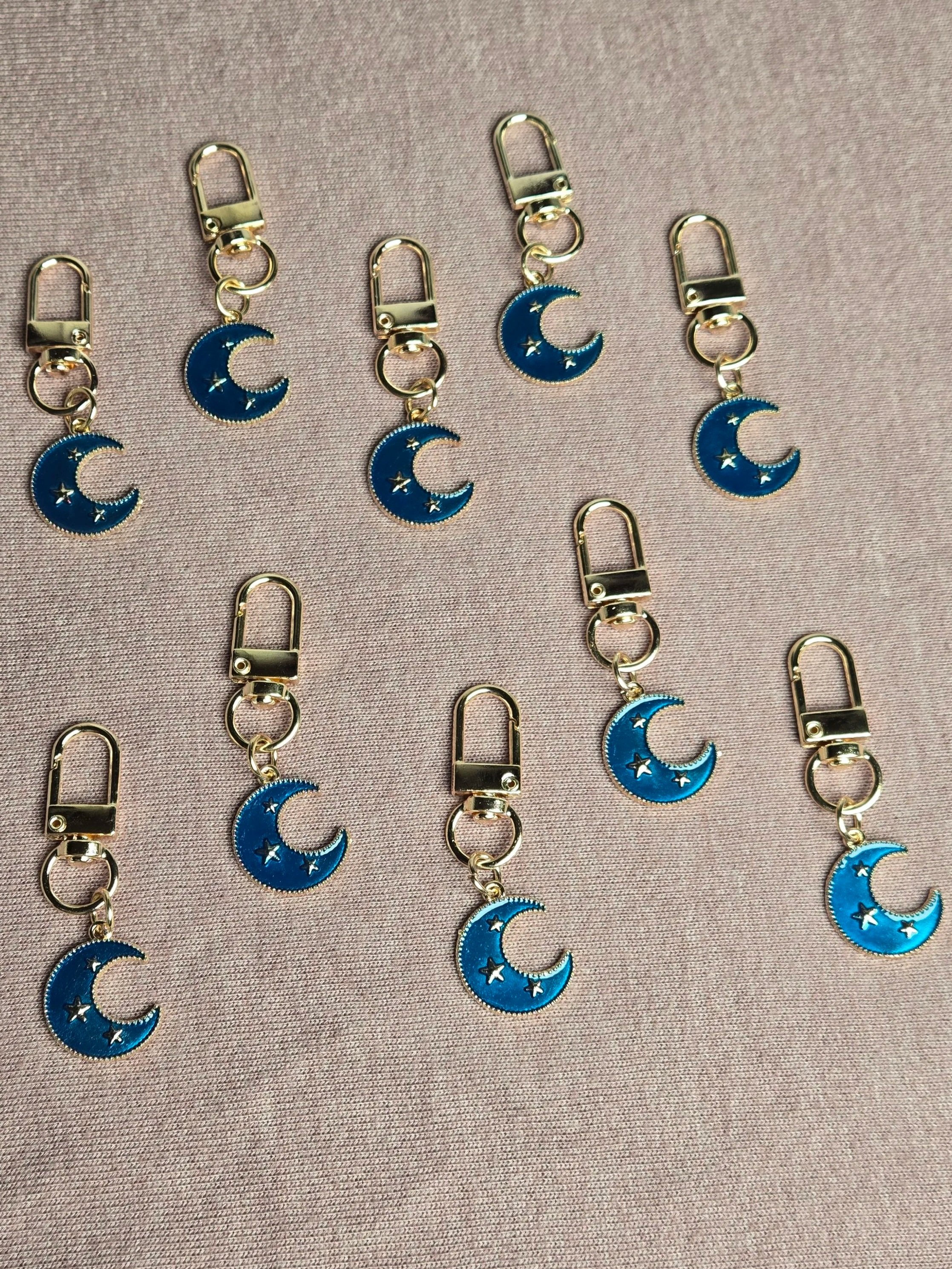 Classic Star and Moon Keychain