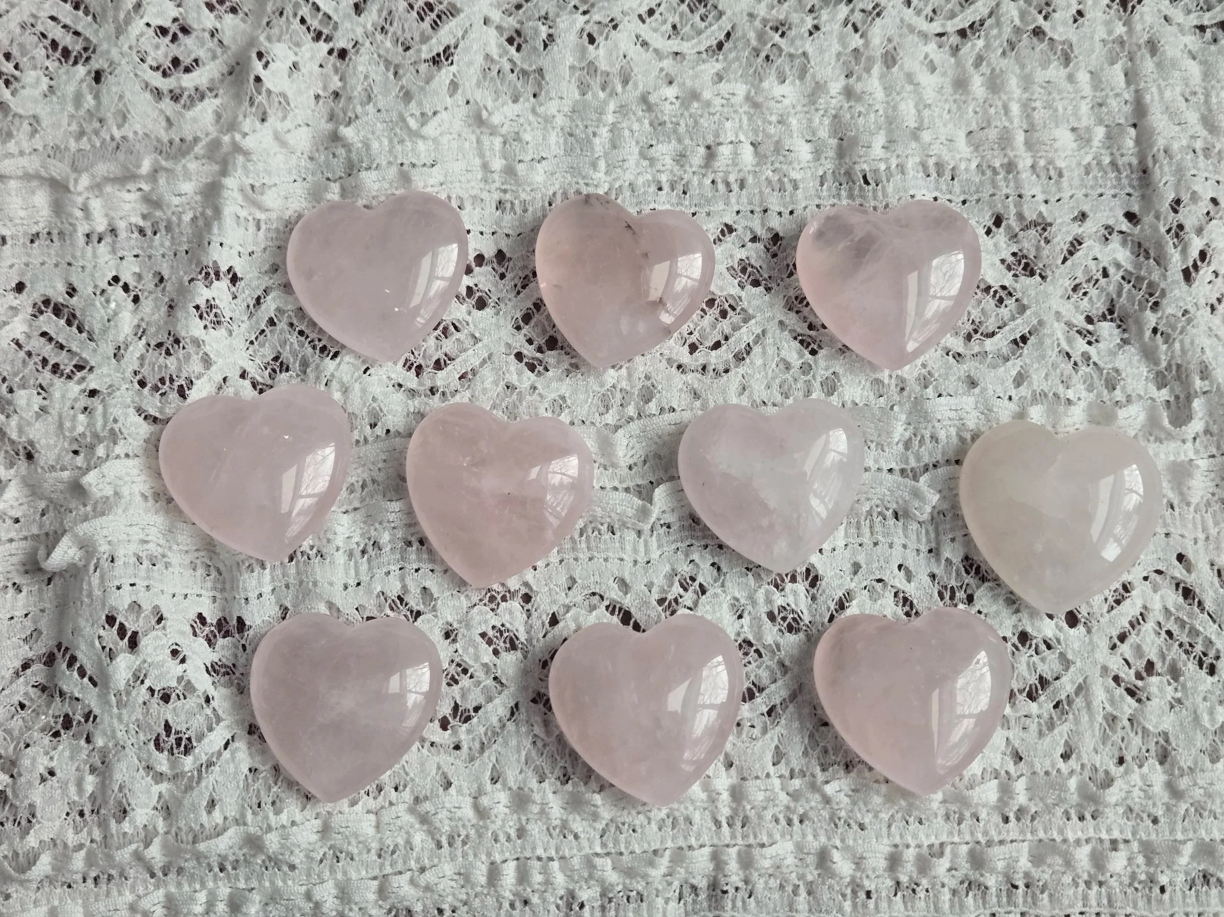 Rose Quartz Heart