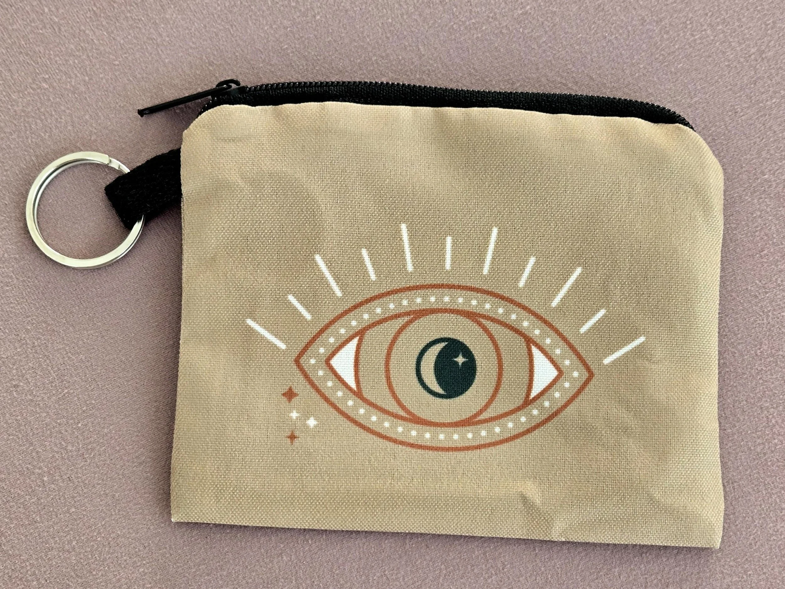 Evil Eye Tan-Coin Pouch.JPG