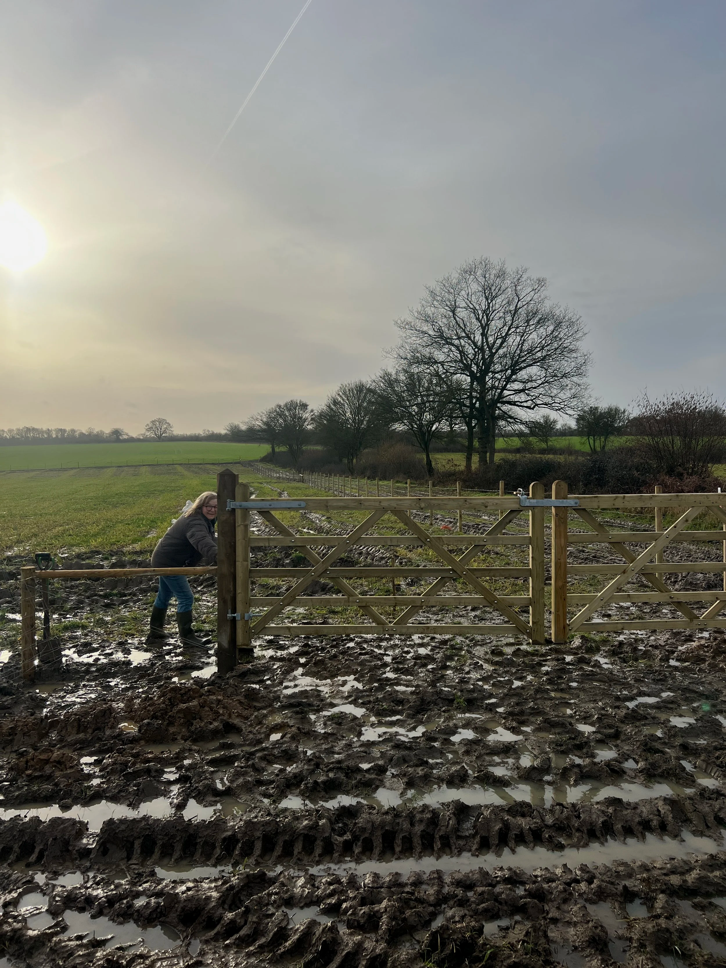 Mud and water everywhere!